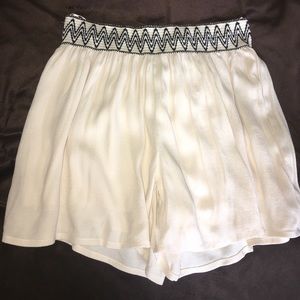 Cream Shorts