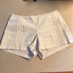 LILLY PULITZER WHITE SHORTS