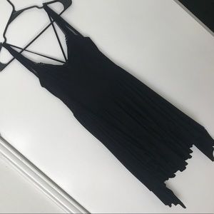 Free People Black pixie dress