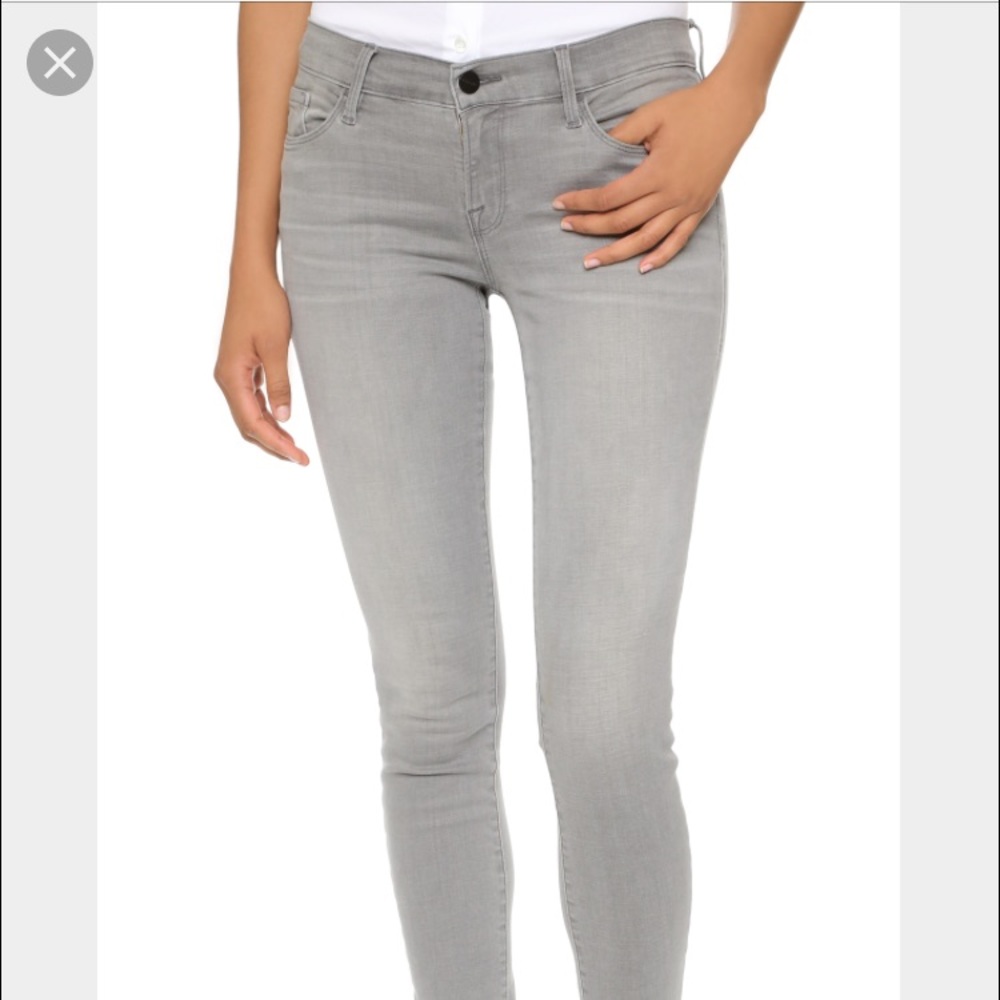 FRAME Le Skinny de Jeanne Gray Denim Size 27