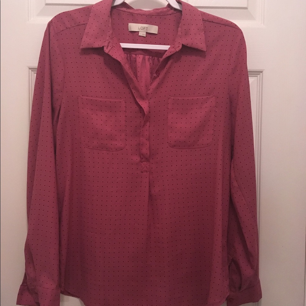 LOFT long sleeve blouse
