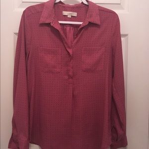 LOFT long sleeve blouse