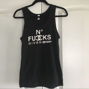 "No Fucks Givenchy" tank