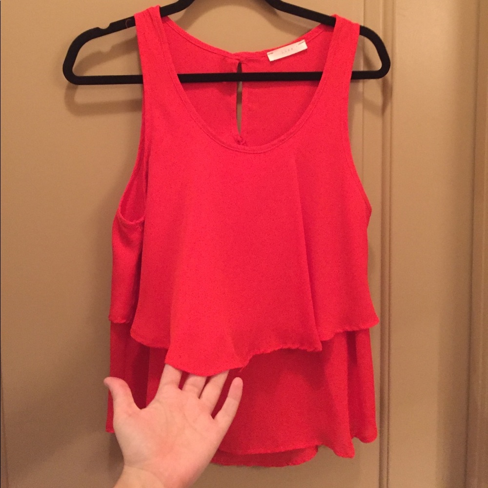 Red summer top! - Picture 3 of 5