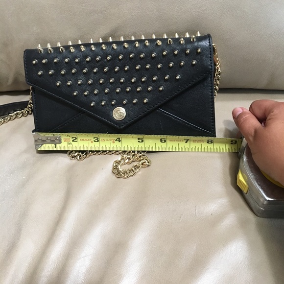 Rebecca Minkoff Studded Wallet on a Chain in black - Picture 5 of 8