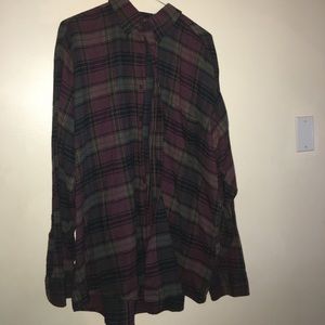Oversized flannel