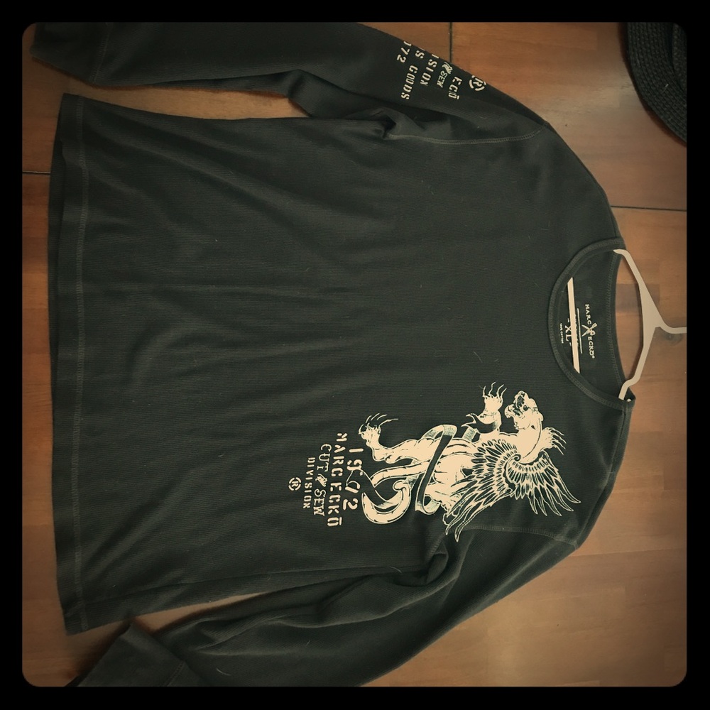 Long sleeve black Marc Ecko shirt
