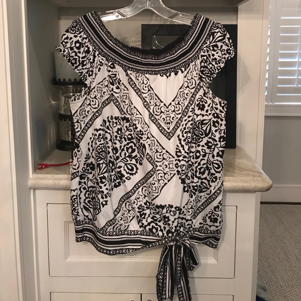 Sleeveless silk top