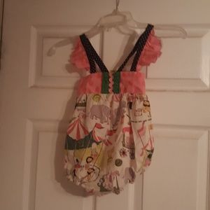 Sweet Petunia Circus Romper