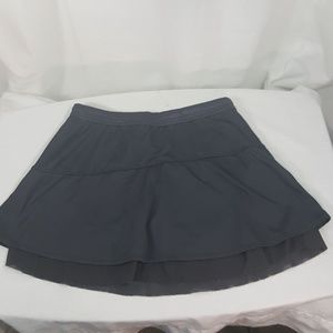 Athleta gray lawyered tennis sport skirt skort s