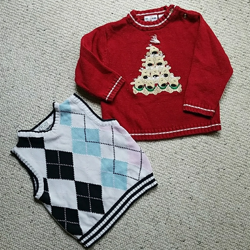 Bundle 24Mos Sweaters and Vest.