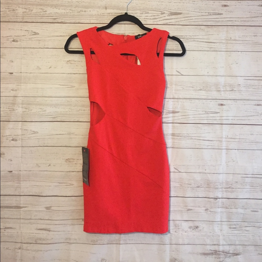 Tomato Red Cocktail Dress