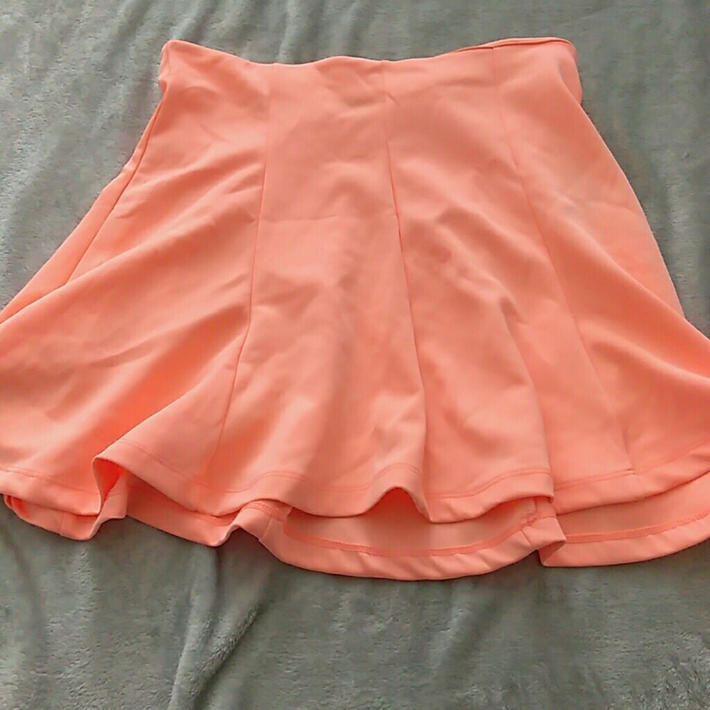 Bright Peach skater skirt