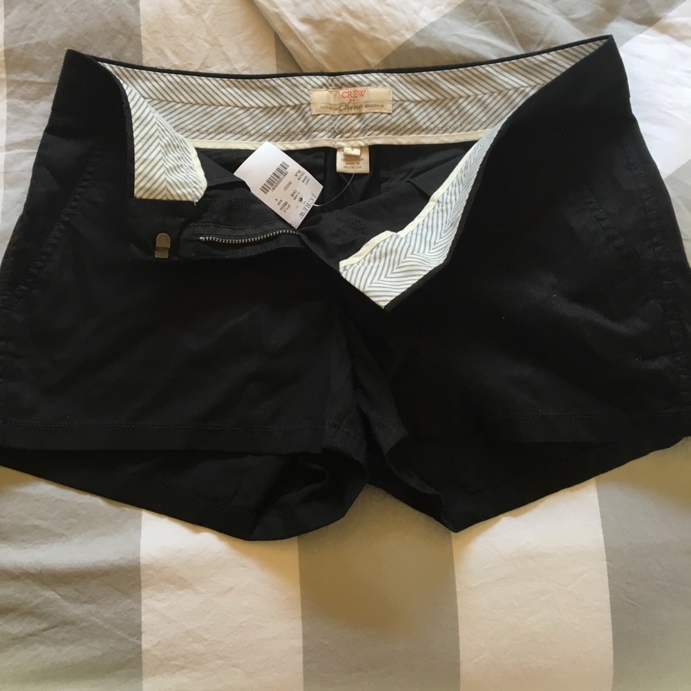 J Crew black chino shorts BRAND NEW with tags!!