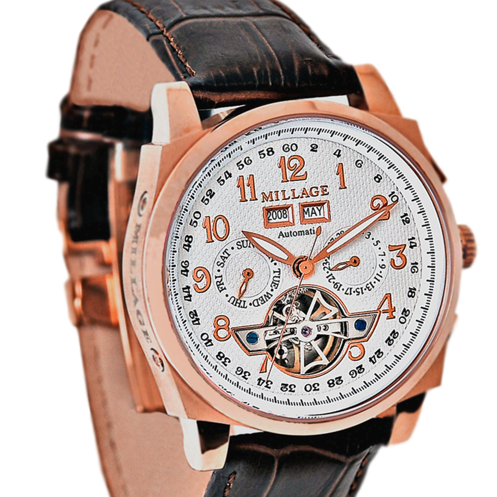 M2326 WHITE ON RG BROWN