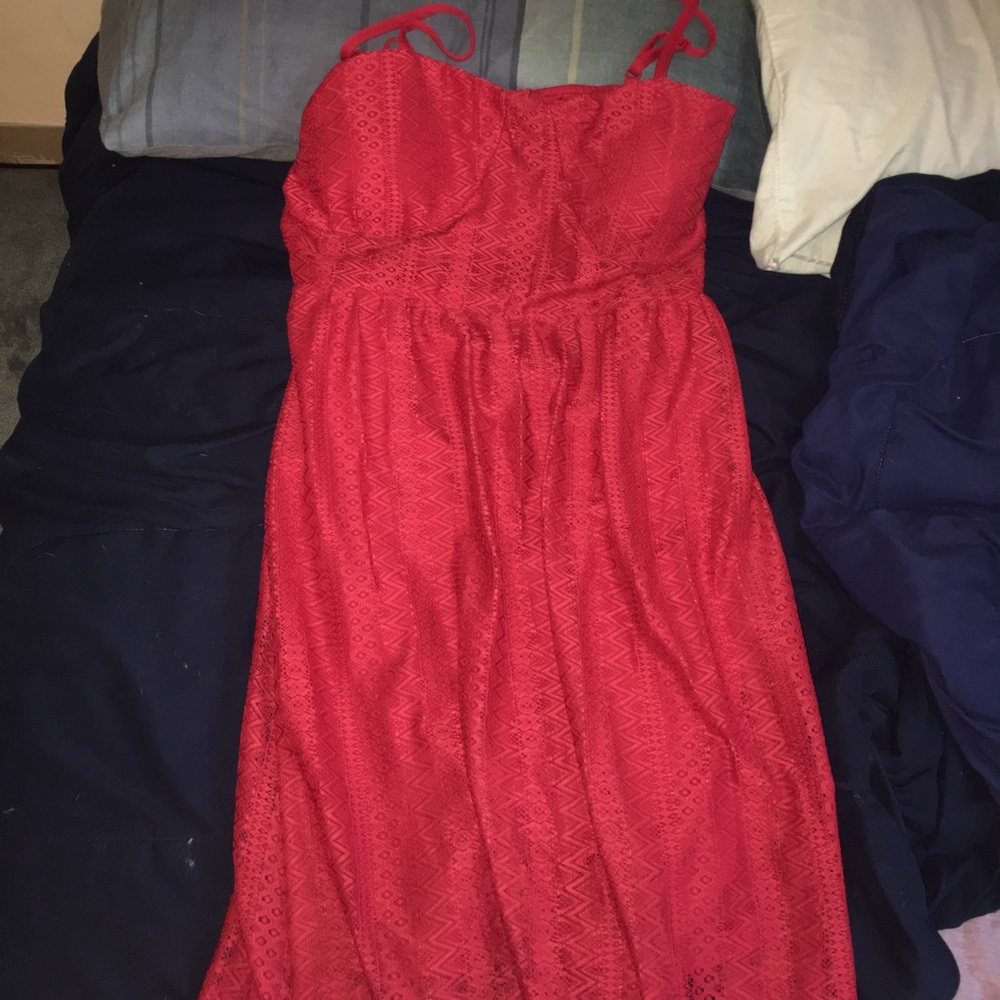 Red dress