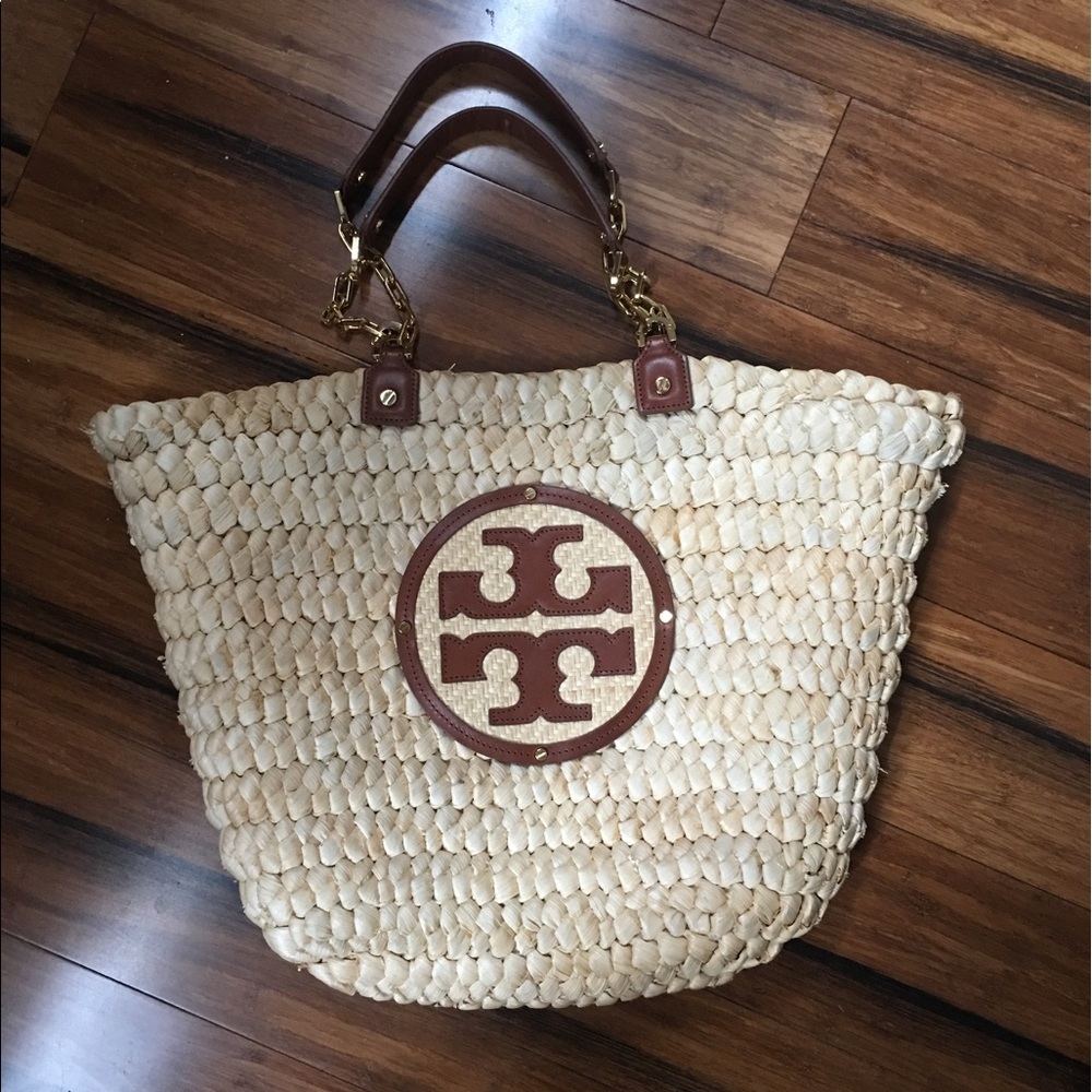 Tory Burch Audrey Straw Tote