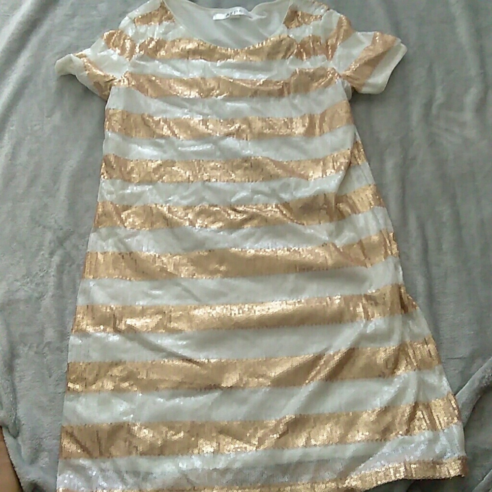 Sequined mini date night dress