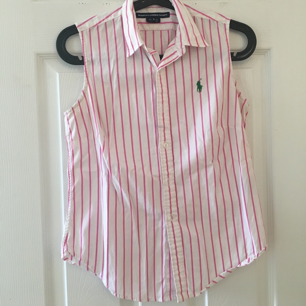 Ralph Lauren Sport sleeveless button down