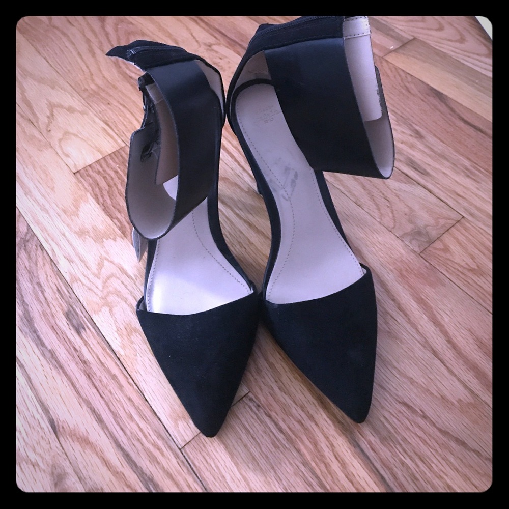 Zara ankle cuff heels
