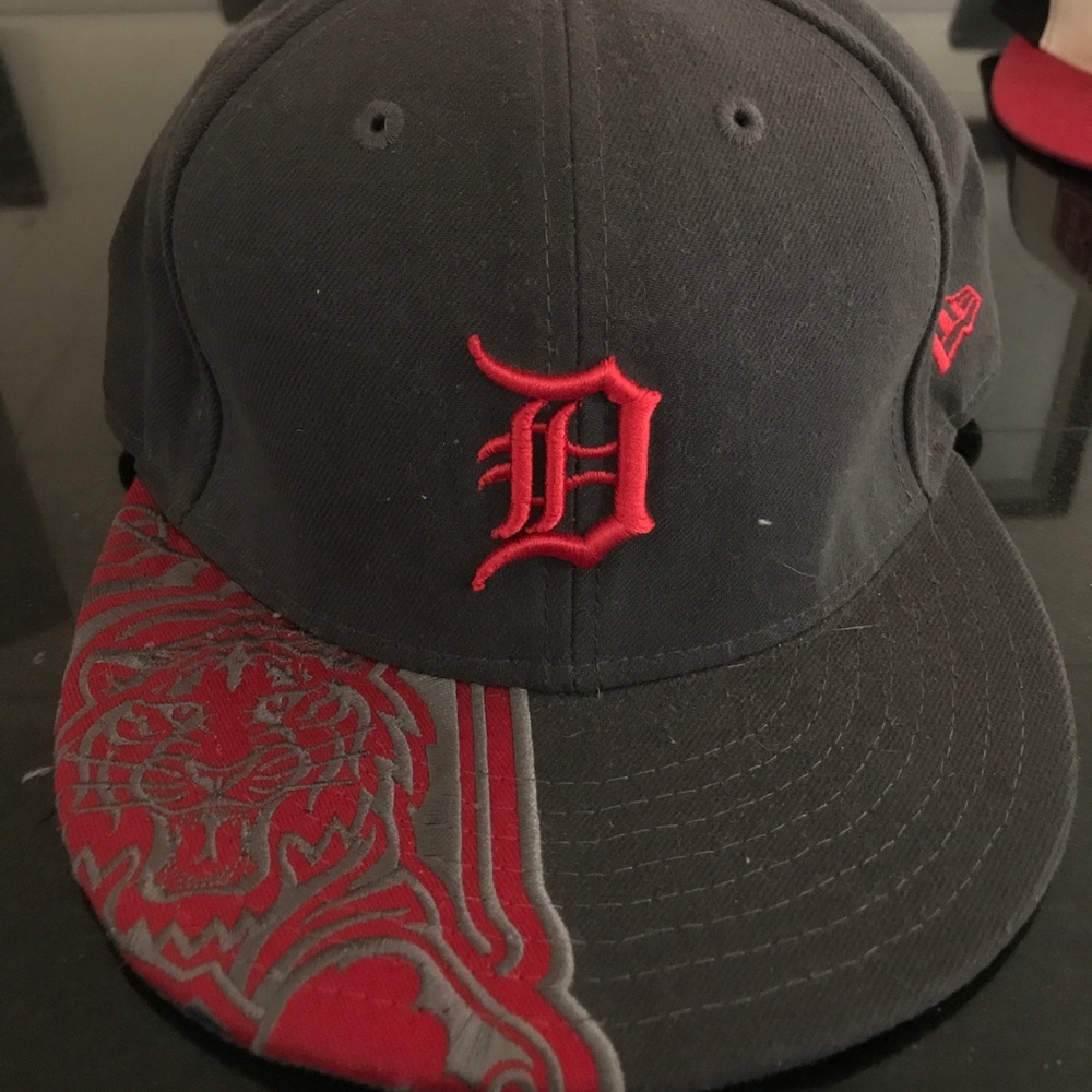 Detroit lions fitted hat