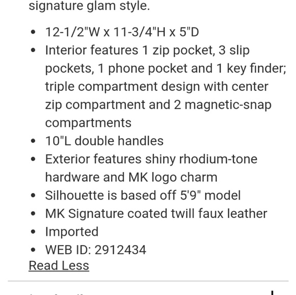 ๐ซ๐ซSOLD๐๐๐๐Michael Kors Fulton Bag๐๐ - Picture 4 of 4