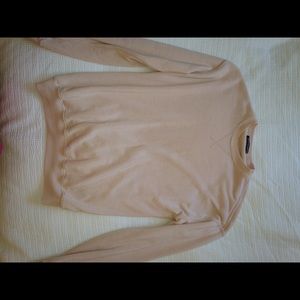 Pink crew neck sweater