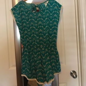 Mimi Chica Chevron Romper!