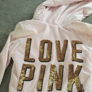 PINK Sherpa Hoodie