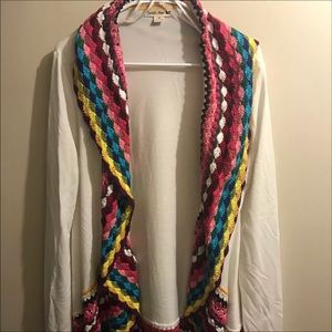 Rainbow trim Cardigan