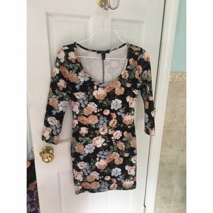 forever 21 floral mini dress