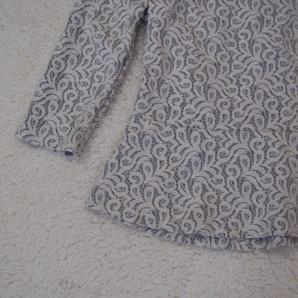 J Crew Lace Peplum Career Blouse 3/4 Sleeve $98 - Picture 2 of 4