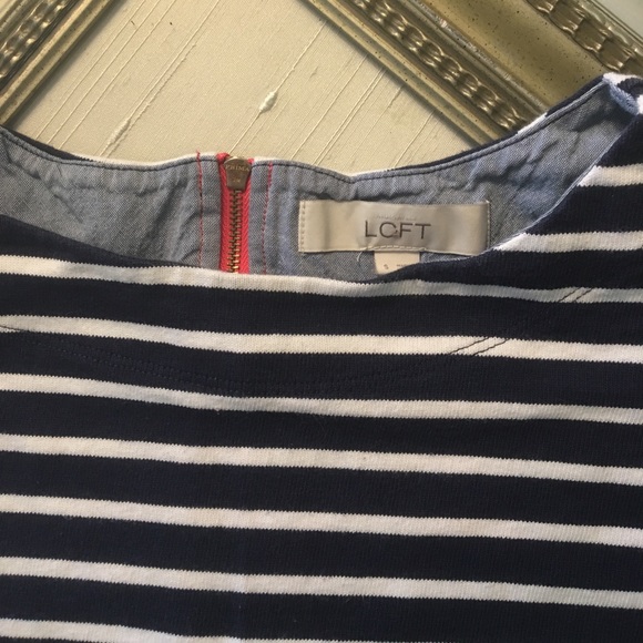LOFT Nautical Stripe Dress - Picture 2 of 3