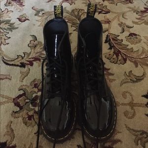 Black Glossy Dr. Martens