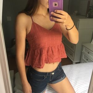 Rust Racerback Croptop