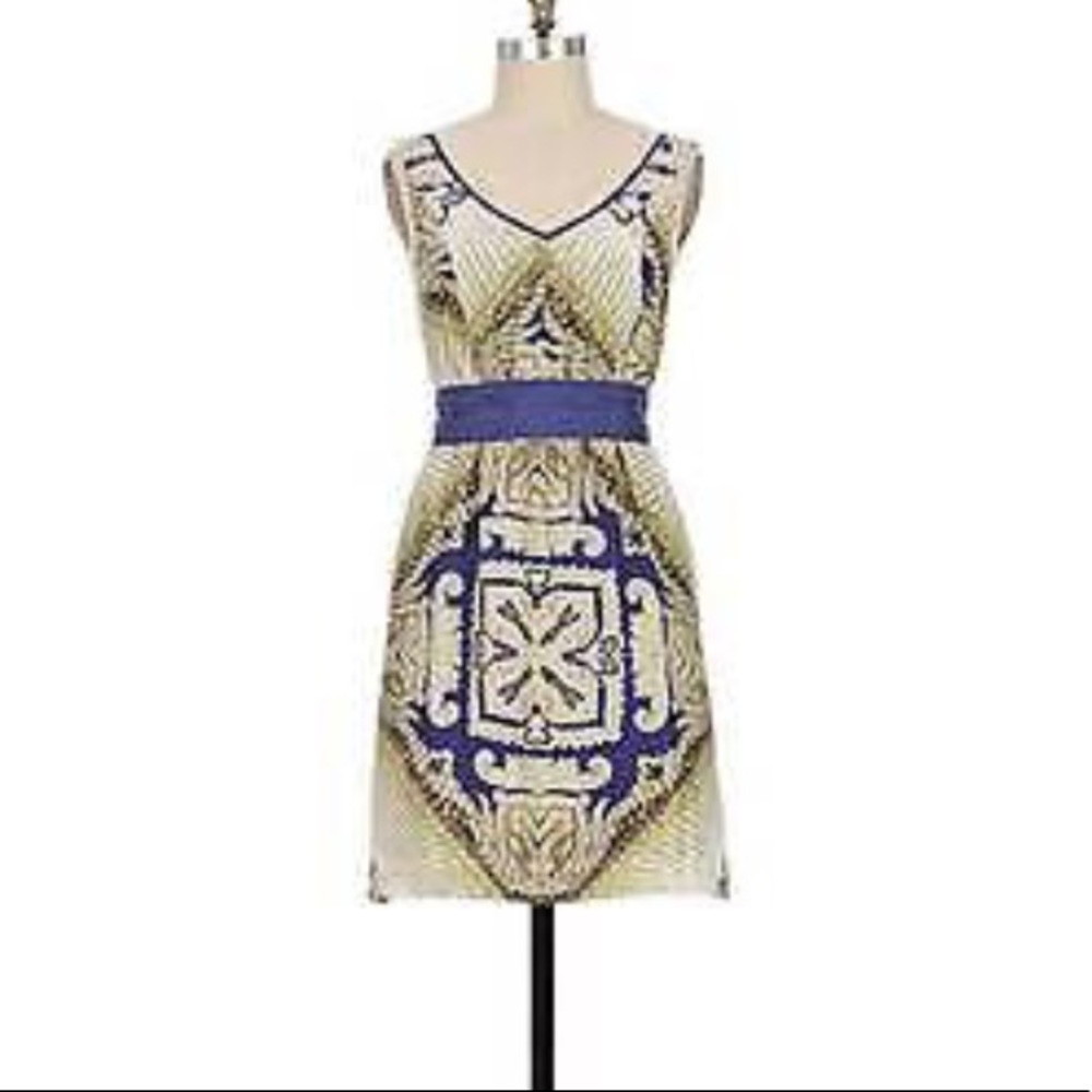 Anthro Edme & Esyllte 100% Silk Dress no waist tie