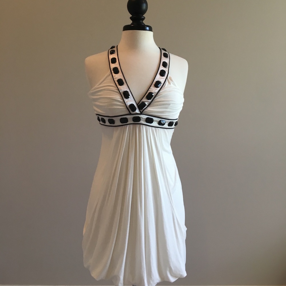 Ivory sleeveless dress from forever 21