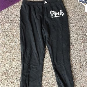 Pink black comfortable sweatpants