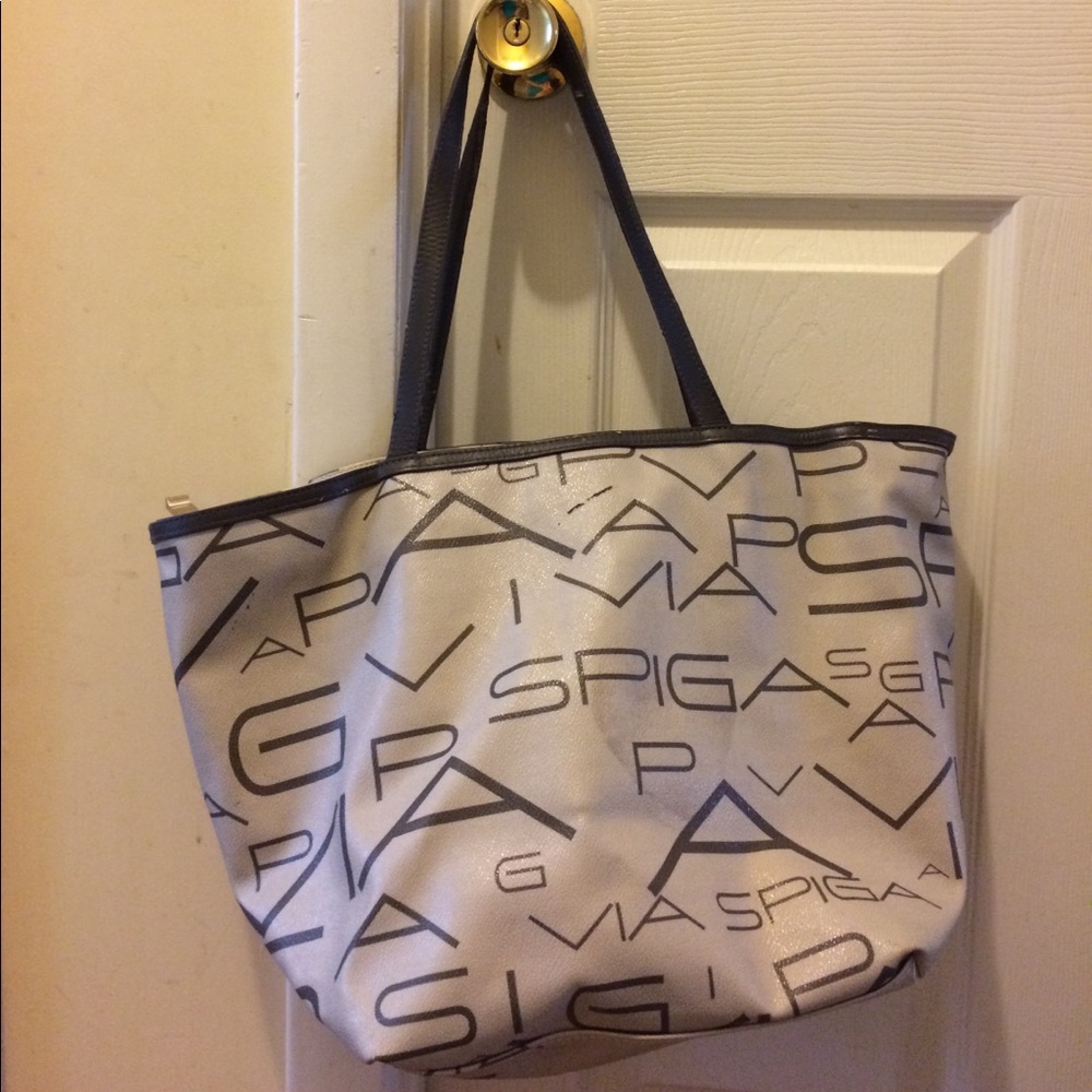 Via Spiga zipper tote