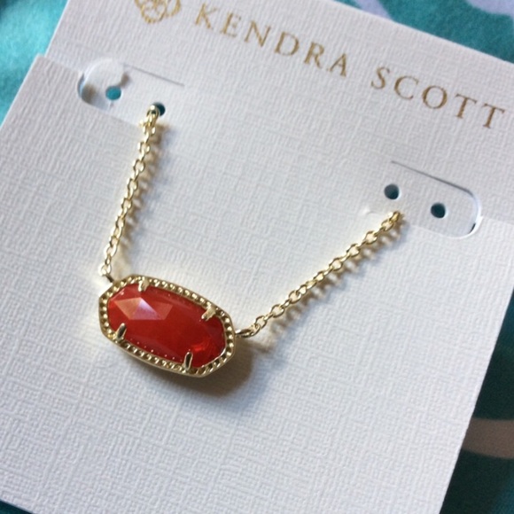 kendra scott ruby red necklace