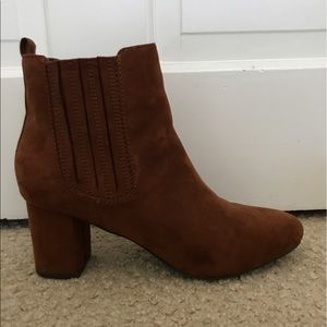 Brown booties