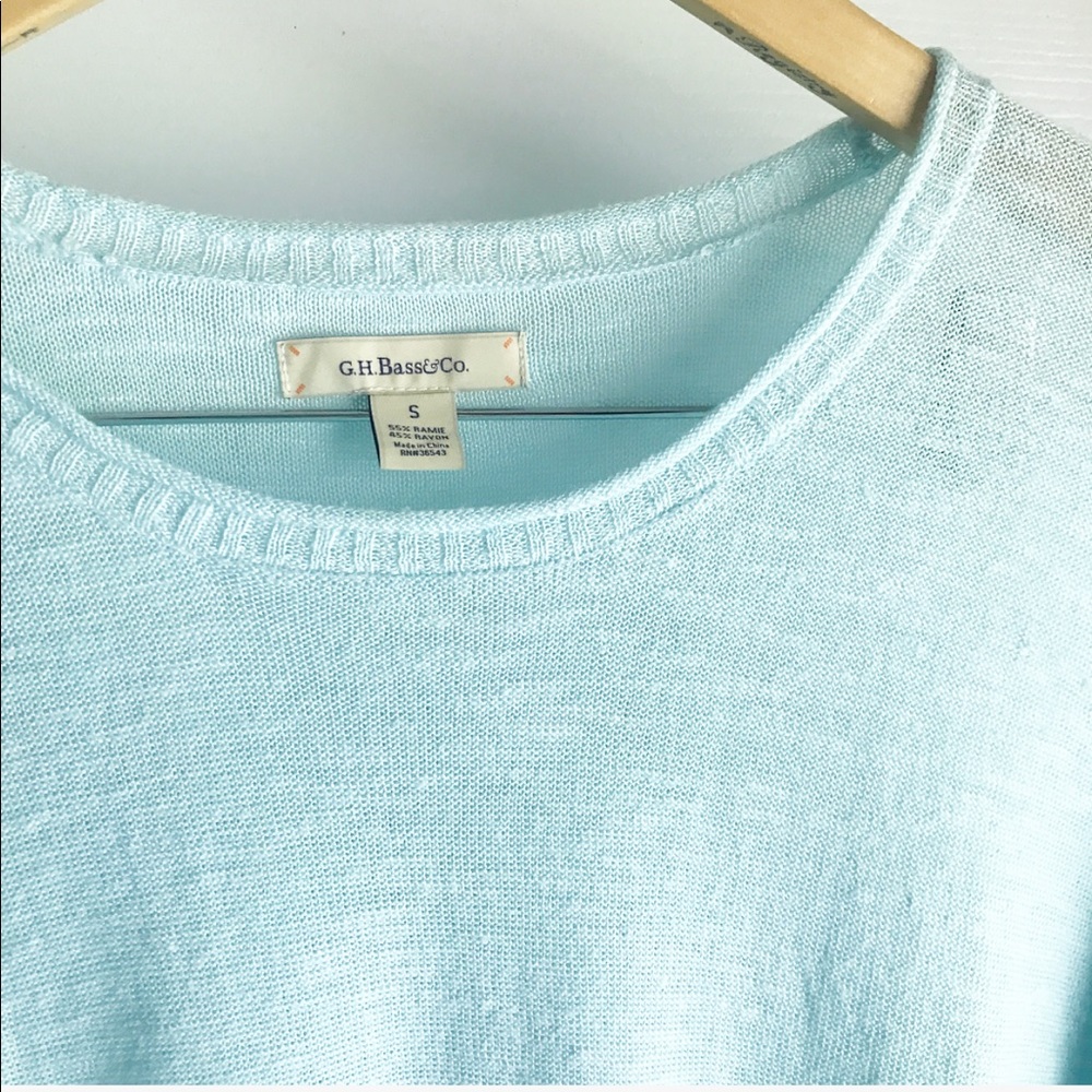 SOLD IN BUNDLE Ocean Blue Ombré Sweater - Picture 2 of 5