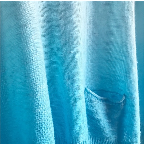 SOLD IN BUNDLE Ocean Blue Ombré Sweater - Picture 3 of 5