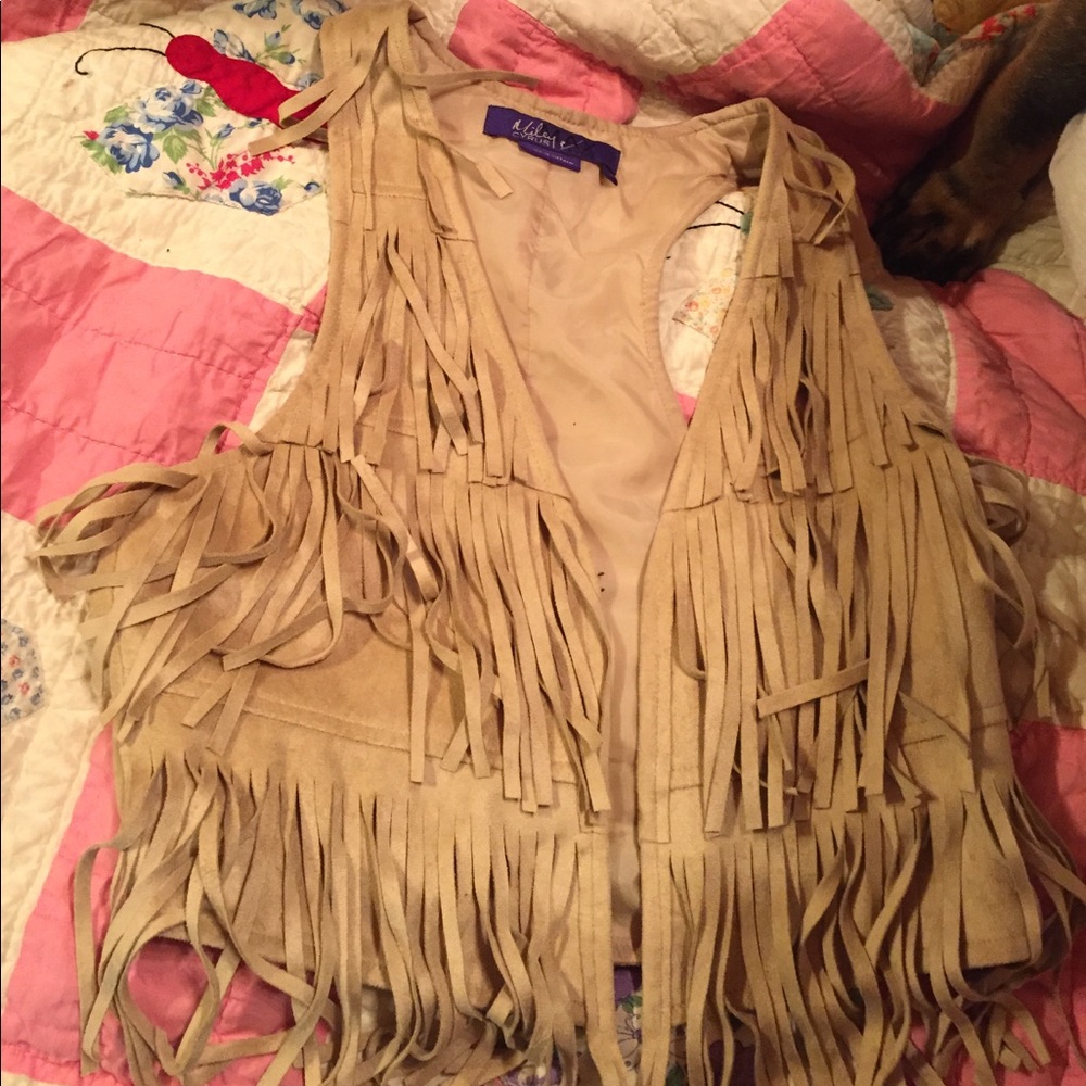 Suede vest