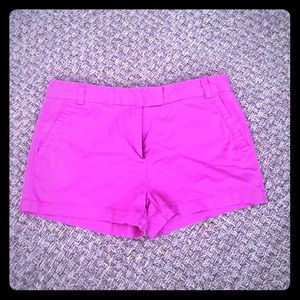 Hot pink JCREW shorts size 12