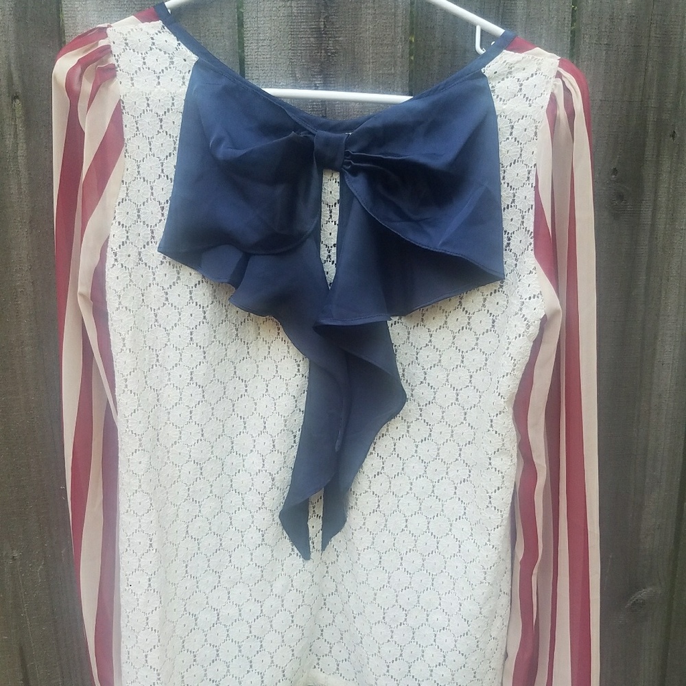 👑HP! Ryu Sheer Lace blouse - Picture 2 of 4