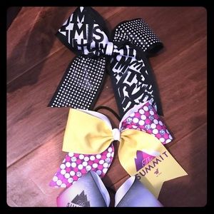 Bundle of 3 Summit championship cheer bows