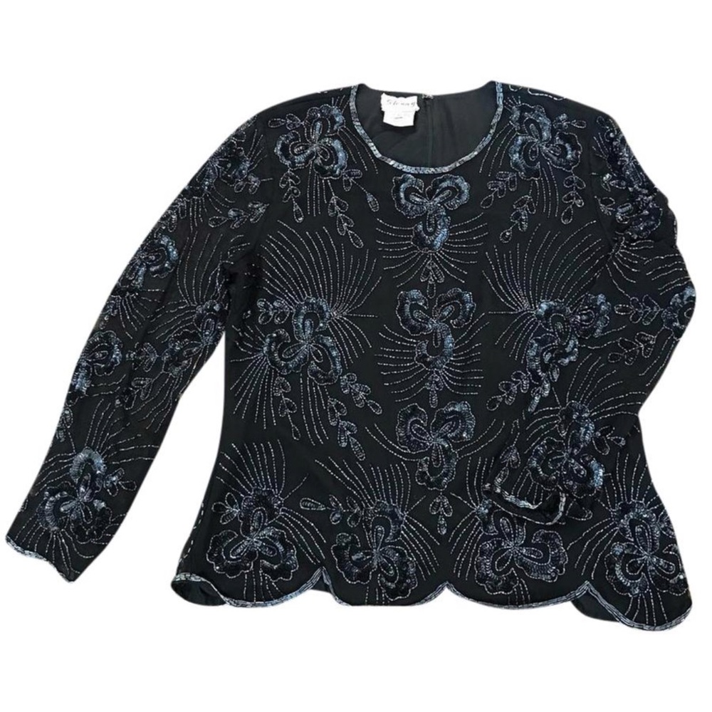 Stenay Vintage Beaded Blouse