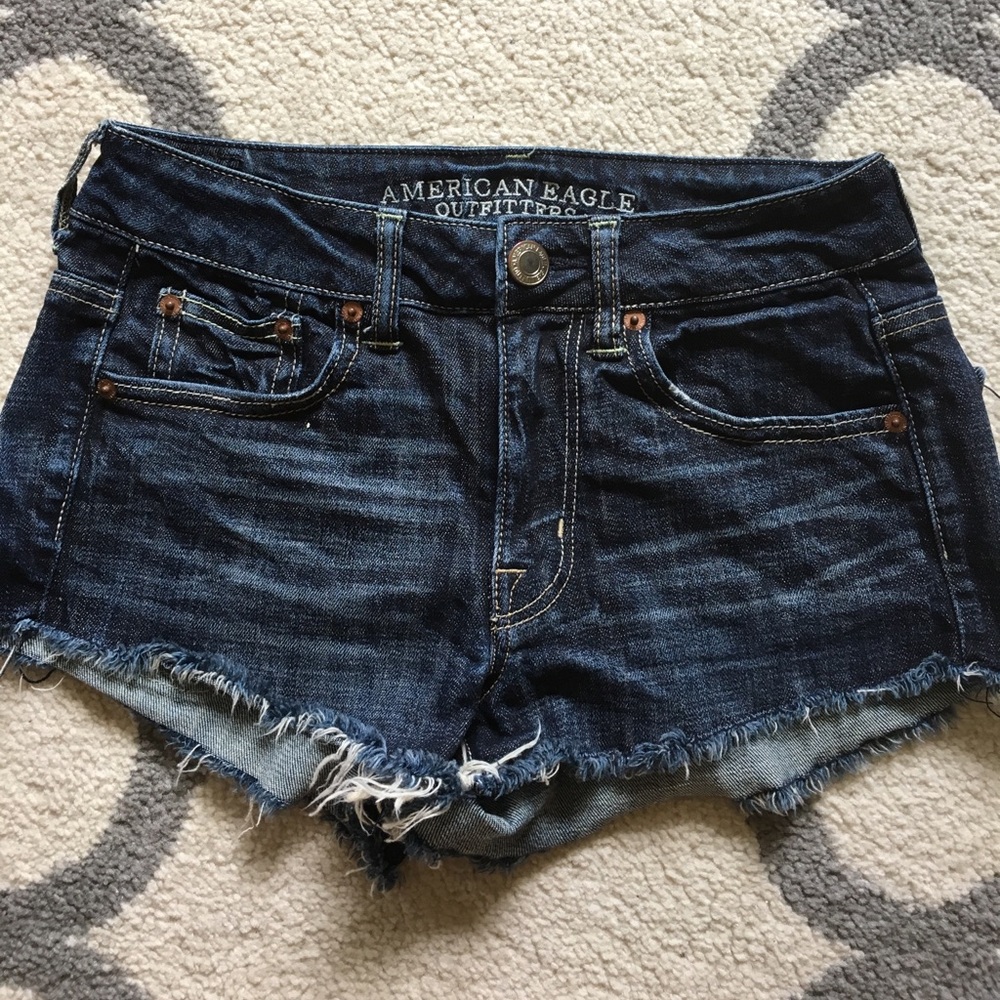American eagle high rise shorts stretch 2