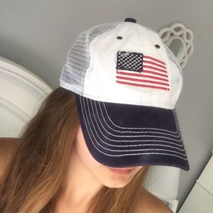 Distressed Flag Cap